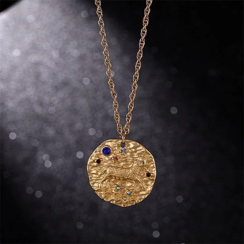 HP** Zodiac Charm Pendant Necklace HP** - Picture 5 of 9